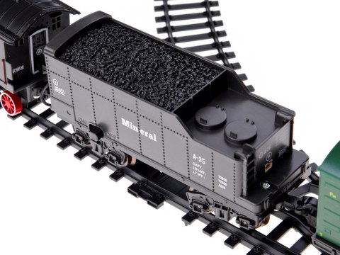 JOKOMISIADA Kolejka elektryczna pociąg 185x99cm dymi paruje efekt dźwiękowy RC0622
