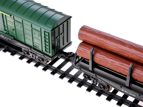 JOKOMISIADA Kolejka elektryczna pociąg 185x99cm dymi paruje efekt dźwiękowy RC0622