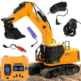 JOKOMISIADA Koparka zdalnie sterowana na licencji JCB + 3 końcówki RC0790