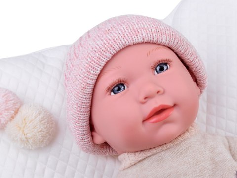 JOKOMISIADA Lalka BOBAS 48 cm Interaktywna płacze gaworzy pachnie + kocyk ZA6577