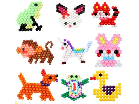 JOKOMISIADA Magiczne wodne koraliki 24 kolory Diy Magic kreatywny zestaw ZA4386
