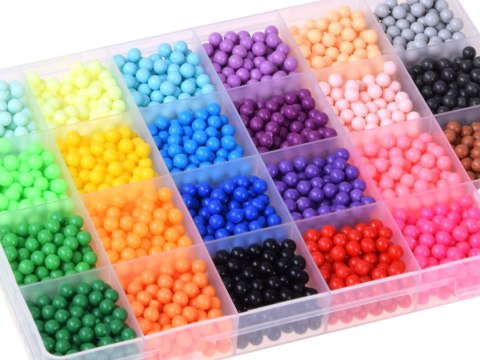JOKOMISIADA Magiczne wodne koraliki 24 kolory Diy Magic kreatywny zestaw ZA4386