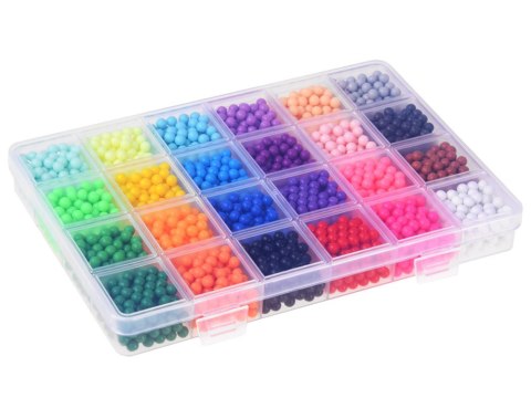 JOKOMISIADA Magiczne wodne koraliki 24 kolory Diy Magic kreatywny zestaw ZA4386