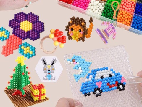JOKOMISIADA Magiczne wodne koraliki 24 kolory Diy Magic kreatywny zestaw ZA4386
