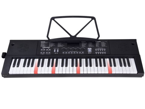 JOKOMISIADA Organy KEYBOARD KLASYCZNY 61-klawiszy w dotyku jak drewno + mikrofon IN0184
