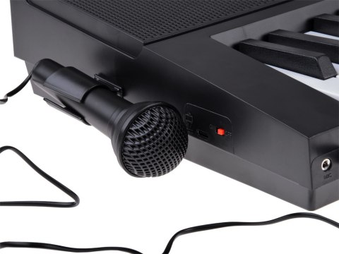 JOKOMISIADA Organy KEYBOARD KLASYCZNY 61-klawiszy w dotyku jak drewno + mikrofon IN0184