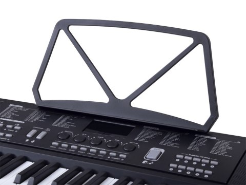 JOKOMISIADA Organy KEYBOARD KLASYCZNY 61-klawiszy w dotyku jak drewno + mikrofon IN0184
