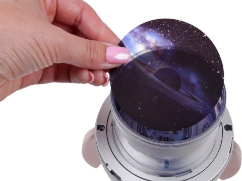 JOKOMISIADA Projektor Rzutnik Gwiazd Kosmos Rakieta Lampka Nocna Bluetooth ZA6314