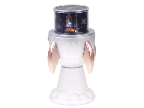 JOKOMISIADA Projektor Rzutnik Gwiazd Kosmos Rakieta Lampka Nocna Bluetooth ZA6314