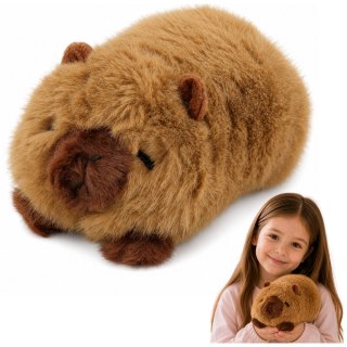 LEAN Toys Pluszowa Kapibara Zwierzątko Maskotka Przytulanka Brązowa 16 cm
