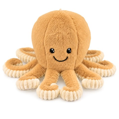 LEAN Toys Pluszowa Ośmiornica Maskotka Przytulanka Sprężyste Macki Beżowa 50 cm