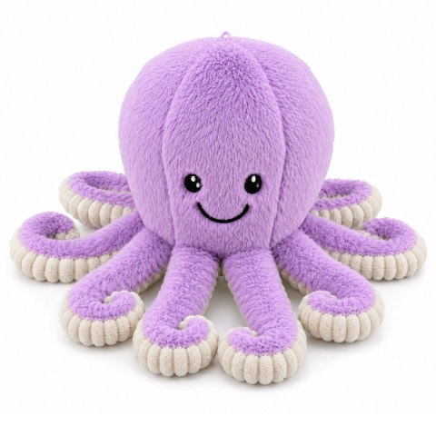 LEAN Toys Pluszowa Ośmiornica Maskotka Przytulanka Sprężyste Macki Fioletowa 50 cm