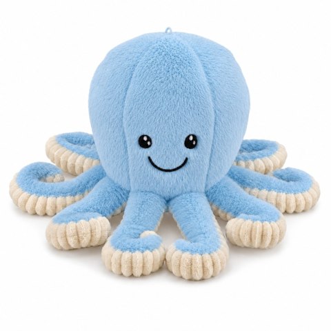 LEAN Toys Pluszowa Ośmiornica Maskotka Przytulanka Sprężyste Macki Niebieska 50 cm
