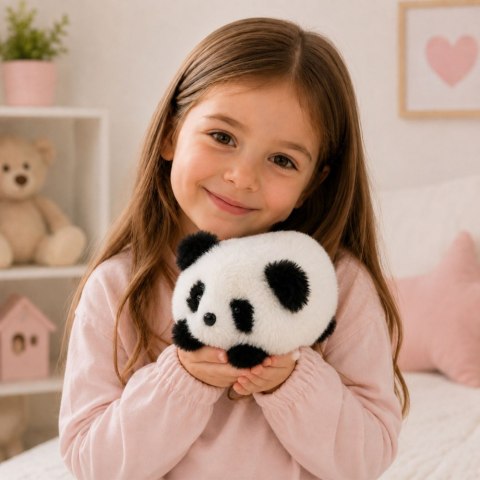 LEAN Toys Pluszowa Panda Zwierzątko Maskotka Przytulanka Czarno Biała 16 cm