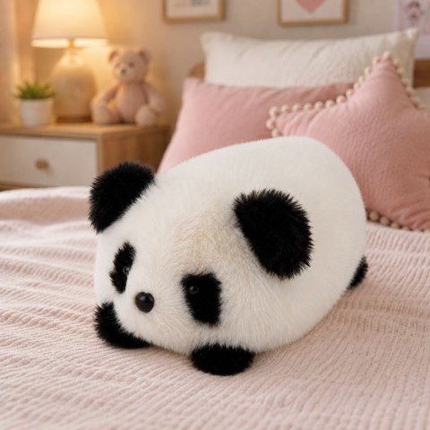 LEAN Toys Pluszowa Panda Zwierzątko Maskotka Przytulanka Czarno Biała 16 cm
