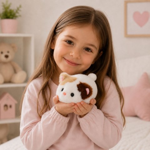 LEAN Toys Pluszowy Kotek Maskotka Przytulanka Miękki Mały Biały 16 cm