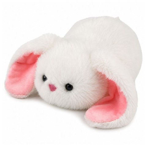 LEAN Toys Pluszowy Króliczek Zając Z Długimi Uszami Maskotka Przytulanka Biały 16 cm