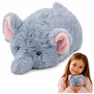 LEAN Toys Pluszowy Słonik Maskotka Przytulanka Miękki Mały Szary 18 cm