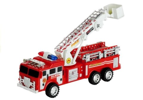 LEAN Toys Zestaw Strażaka Straż Pożarna Wóz + Kask + Gaśnica