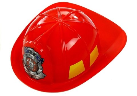 LEAN Toys Zestaw Strażaka Straż Pożarna Wóz + Kask + Gaśnica