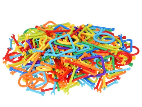 JOKOMISIADA Klocki Konstrukcyjne PATYCZKI i Łączniki Smart Sticks 300 Elementów ZA6325