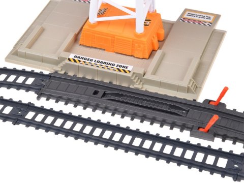 JOKOMISIADA Kolejka Elektryczna Pociąg Tory 300 cm Wagony Dźwig Zwrotnice RC0783