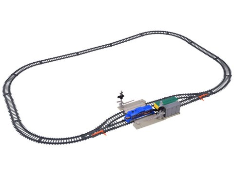 JOKOMISIADA Kolejka Elektryczna Pociąg Towarowy Tory 335 cm Przejazd Rogatki RC0781