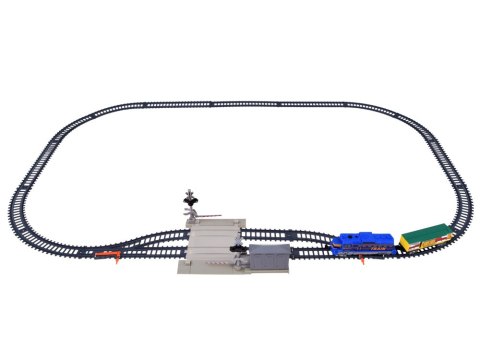 JOKOMISIADA Kolejka Elektryczna Pociąg Towarowy Tory 335 cm Przejazd Rogatki RC0781
