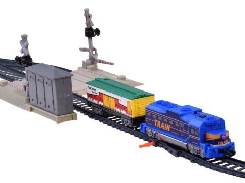 JOKOMISIADA Kolejka Elektryczna Pociąg Towarowy Tory 335 cm Przejazd Rogatki RC0781