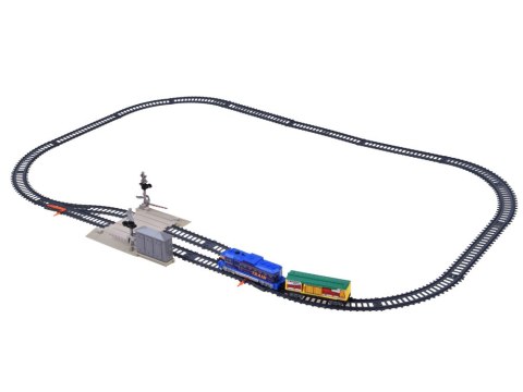 JOKOMISIADA Kolejka Elektryczna Pociąg Towarowy Tory 335 cm Przejazd Rogatki RC0781
