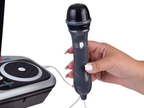 JOKOMISIADA Konsola Mikser DJ dla Dzieci z Mikrofon Disco Kula Karaoke Bluetooth IN0196
