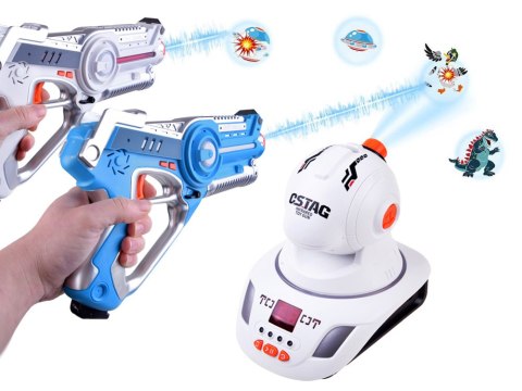 JOKOMISIADA Laserowe pistolety + projektor Laser ZA4368