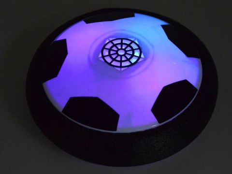 JOKOMISIADA Latająca świecąca neonowa piłka nożna - dysk 19 cm GR0503