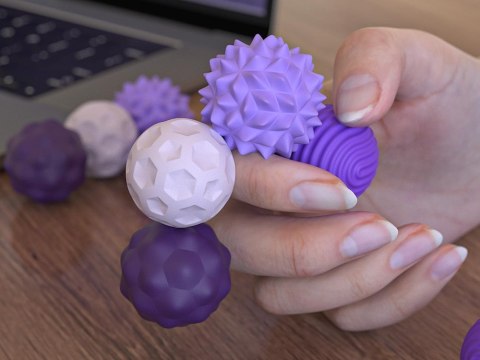 JOKOMISIADA Magnetyczne Piłeczki Antystresowe Zabawki Sensoryczne Fidget ZA6618