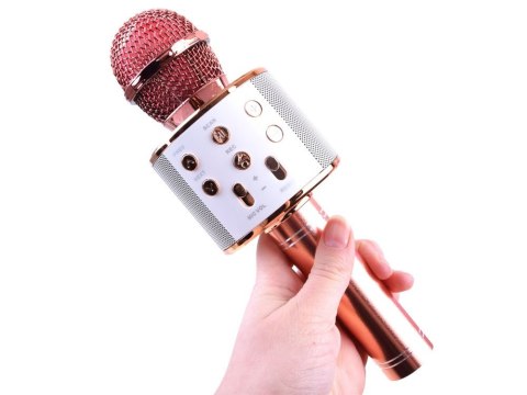 JOKOMISIADA Mikrofon bezprzewodowy karaoke głośnik modulacja głosu bluetooth IN0136