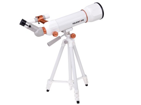 JOKOMISIADA Teleskop dla Dzieci Statyw 107 cm 4 Okulary Luneta Celownik ES0029
