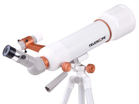 JOKOMISIADA Teleskop dla Dzieci Statyw 107 cm 4 Okulary Luneta Celownik ES0029