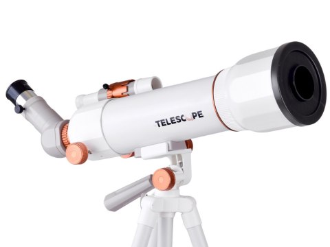 JOKOMISIADA Teleskop dla Dzieci Statyw 107 cm 4 Okulary Luneta Celownik ES0029
