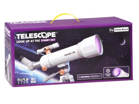 JOKOMISIADA Teleskop dla Dzieci Statyw 107 cm 4 Okulary Luneta Celownik ES0029