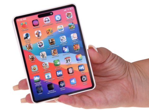 JOKOMISIADA Wózek Sklepowy dla Dzieci 2w1 Produkty spożywcze Tablet ZA6346