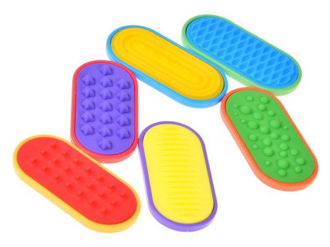 JOKOMISIADA Zabawki Suwaki Sensoryczne Magnetyczne Antystresowe Fidget Toys 6szt ZA6422