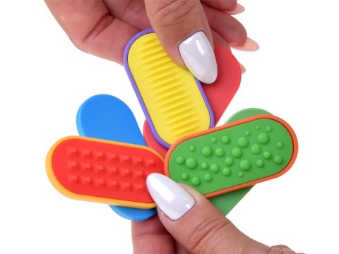 JOKOMISIADA Zabawki Suwaki Sensoryczne Magnetyczne Antystresowe Fidget Toys 6szt ZA6422