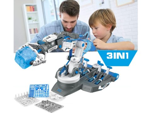 JOKOMISIADA Zestaw edukacyjny - Zrób to sam ROBOT 3w1 Hydrauliczne ramię 220 ele ZA4199