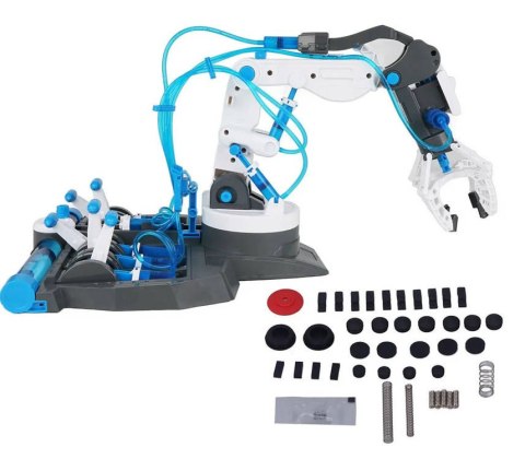 JOKOMISIADA Zestaw edukacyjny - Zrób to sam ROBOT 3w1 Hydrauliczne ramię 220 ele ZA4199