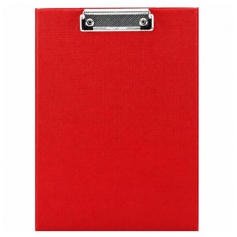 LEAN Deska Podkładka z Metalowym Klipem Clipboard Do Pisania A4 Czerwona
