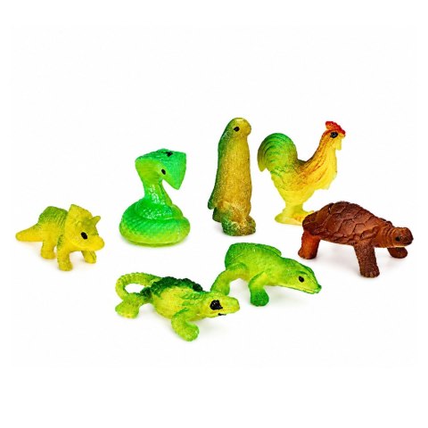 LEAN TOYS Magiczne Jajo Wykluwający Się Dinozaur W Wodzie Jajko Białe 6,5 CM