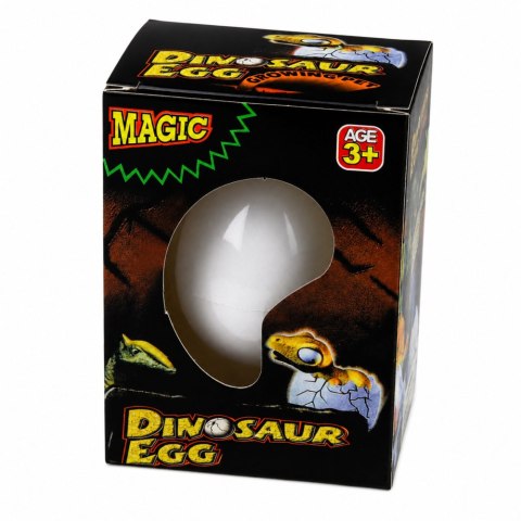 LEAN TOYS Magiczne Jajo Wykluwający Się Dinozaur W Wodzie Jajko Białe 6,5 CM