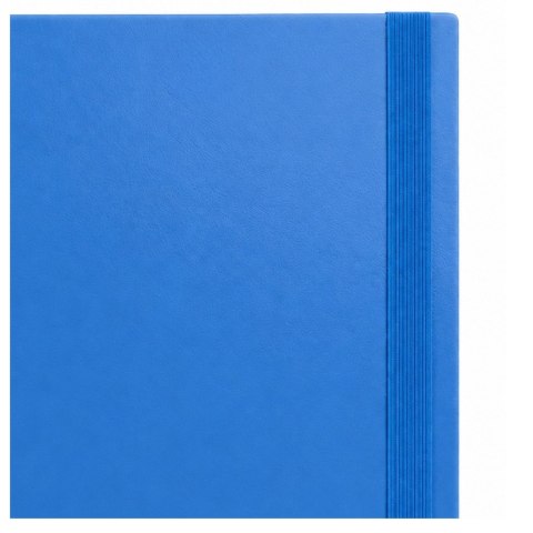 LEAN Teczka Skrzydłowa Na Dokumenty Z Gumką Twarda Biurowa Niebieska A4/4,5 cm