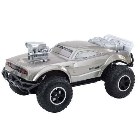 LEAN Toys Duży Samochód Terenowo-Sportowy Zdalnie Sterowany RC Srebrny 1:8