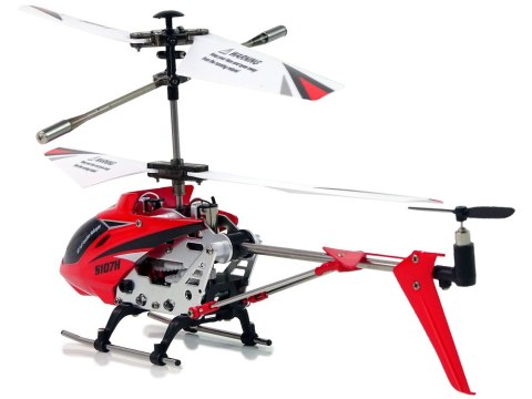 LEAN Toys Helikopter SYMA S107H Zdalnie Sterowany 2,4G Czerwony